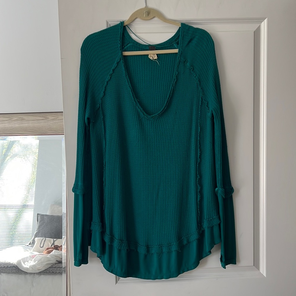 We the free, turquoise tunic